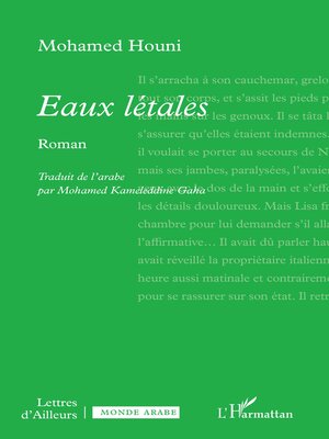cover image of Eaux létales